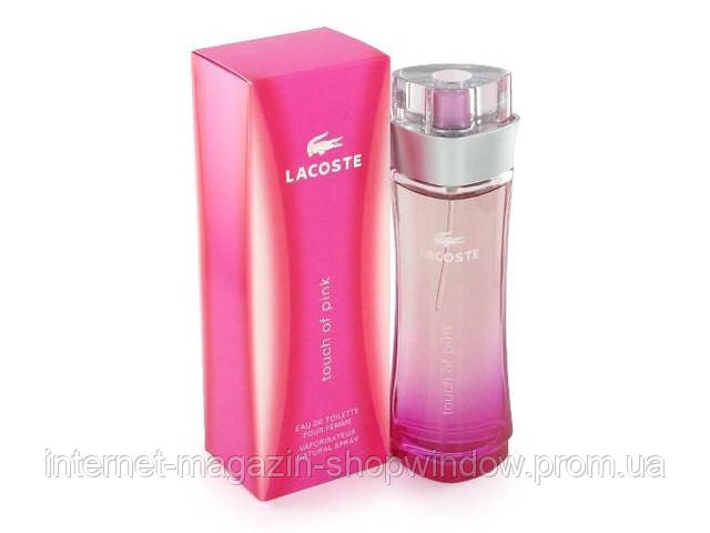 Туалетная вода Lacoste Touch Of Pink 90ml. Духи. Женские духи. Туалетная вода.