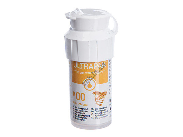 Ретракційна нитка Ultradent Ultrapak без просочення №00, фото 1
