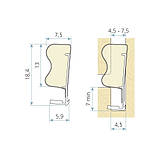 Віконний ущільнювач Schlegel QL 3053 сірий, фото 2