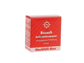 Артикуляційна папір Bausch BK1002 червона 300 шт. (200 мк.)