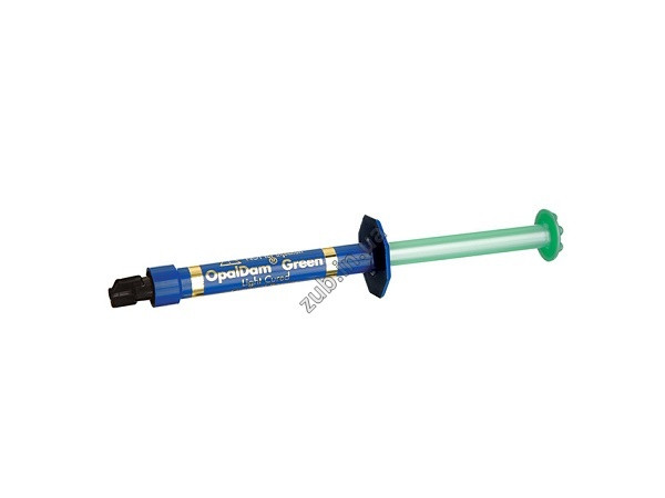 Ізолюючий гель Ultradent OpalDam Green шприц 1,2 мл