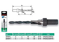 Сверло под конфирмат, VERTO 60H896, 60H897