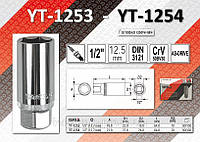 Головка свечная 1/2", 21мм, YATO YT-1254