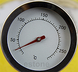 Термометр для сироваріння F85 250 °C срібло 140×52×52 мм, фото 3