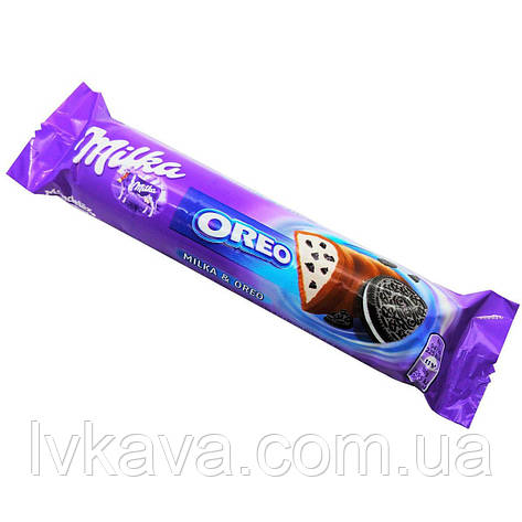 Шоколадний батончик Milka & Oreo Baton , 41 гр, фото 2
