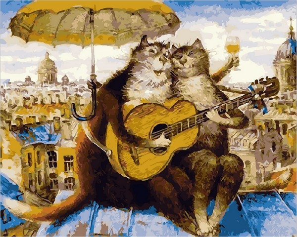 Картини за номерами 40х50 див. Петербурзький романс Художник Володимир Румянцев