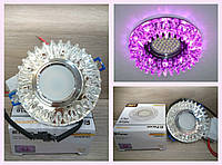 Точечный светильник Feron CD2540 c LED подсветкой RGB (с плавной сменой цветов!)