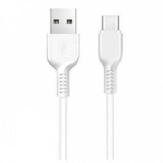 Кабель HOCO X20 USB to Type-C 3A, 1m, PVC, TPE connectors, White 41339-58 ukr. Koshik.