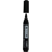 ТОП! Маркер Buromax Permanent JOBMAX, round tip, black 2-4 мм (BM.8703-01) - (gHome)