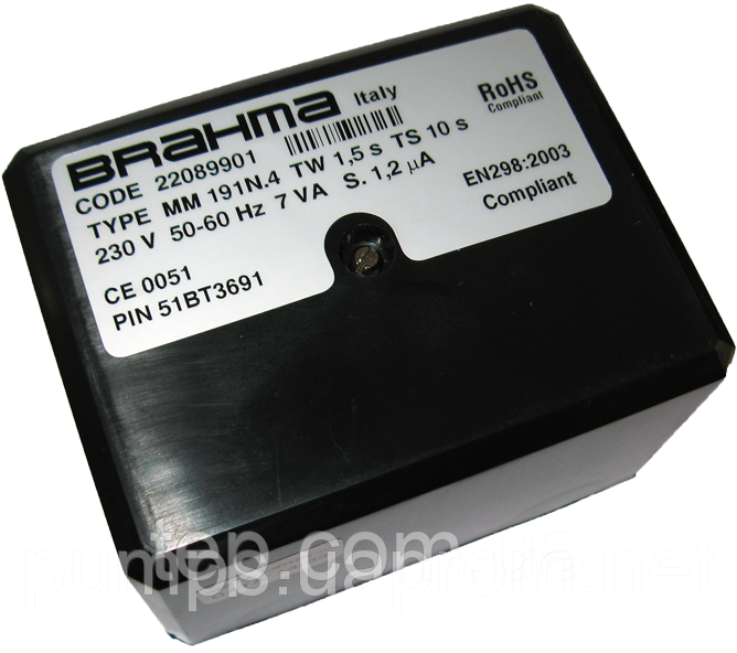 Автомат горения Brahma MM 191N.4 22089901 (MM 191 N.4) - фото 1 - id-p34740552