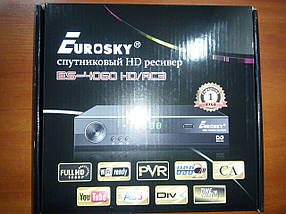 Супутниковий HD ресивер Eurosky ES-4060HD (картоприймач, прошитий з каналами)