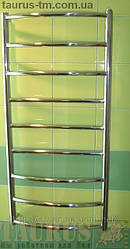 Нержавіюча сушарка для рушників Classic 9/950х500 мм з круглою дугоподібною перемичкою d20. 1/2. ТАУРУС. Україна