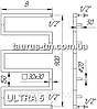 Широка сушарка для рушників Ultra 5 для ванної кімнати / 900x600. Для системи опалення, фото 3