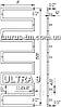 Шикарна велика сушарка для рушників Ultra 9. Ширина 550 мм. Висота 1,5 м. Для великого санвузла та вбиральні., фото 3
