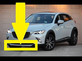 Mazda CX3 CX-3 2016-2020 Накладка на передній бампер Нова Оригінал