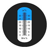 Портативний рефрактометр RHB - 32 ATC Brix (Сахароза від 0 до 32 %). З Кейсом, фото 2