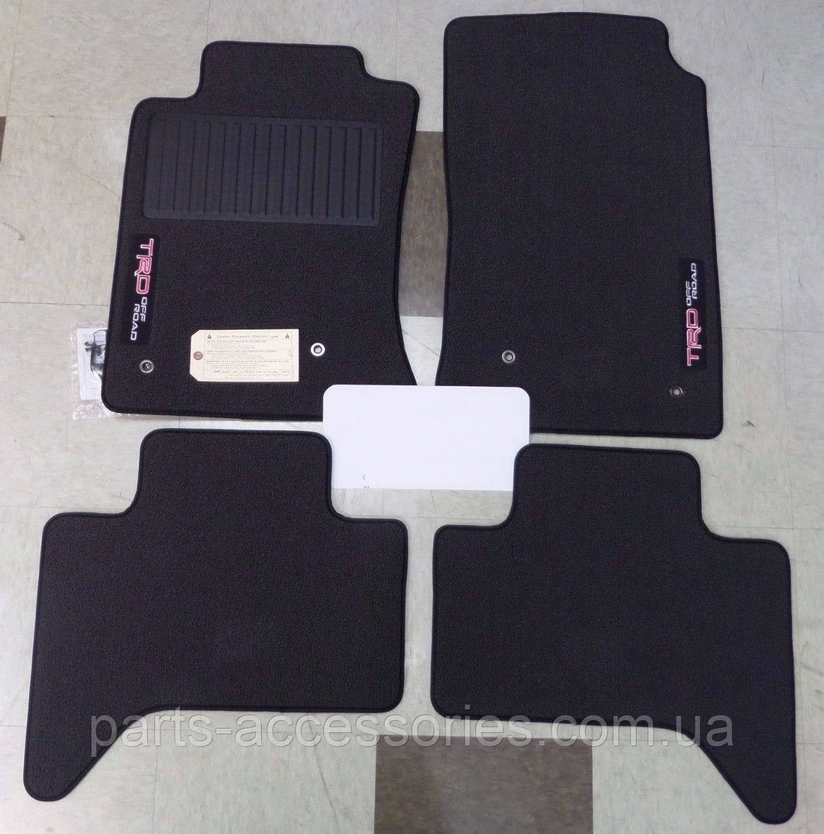 Toyota Tacoma 2005-2011 килимки килимки в салон велюрові чорні TRD Off Road Нові Оригінальні