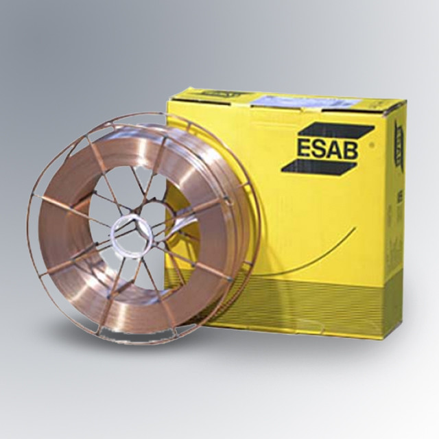 Зварювальний дріт обміднений OK Autrod 12.51 ESAB 1.0mm 18kg, фото 1