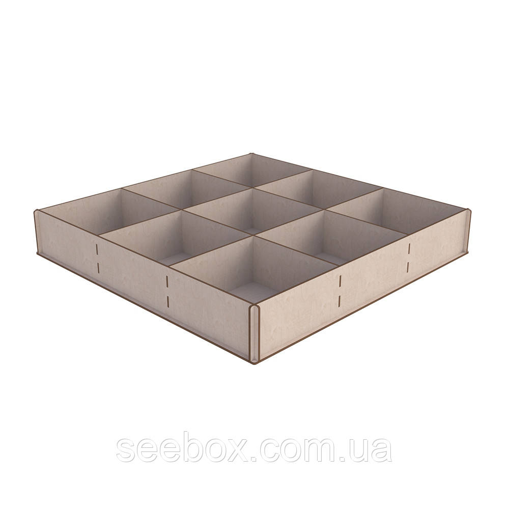 Сортировщик EKOSTAR 9 ячеек 462x462x70 (seebox), фото 1