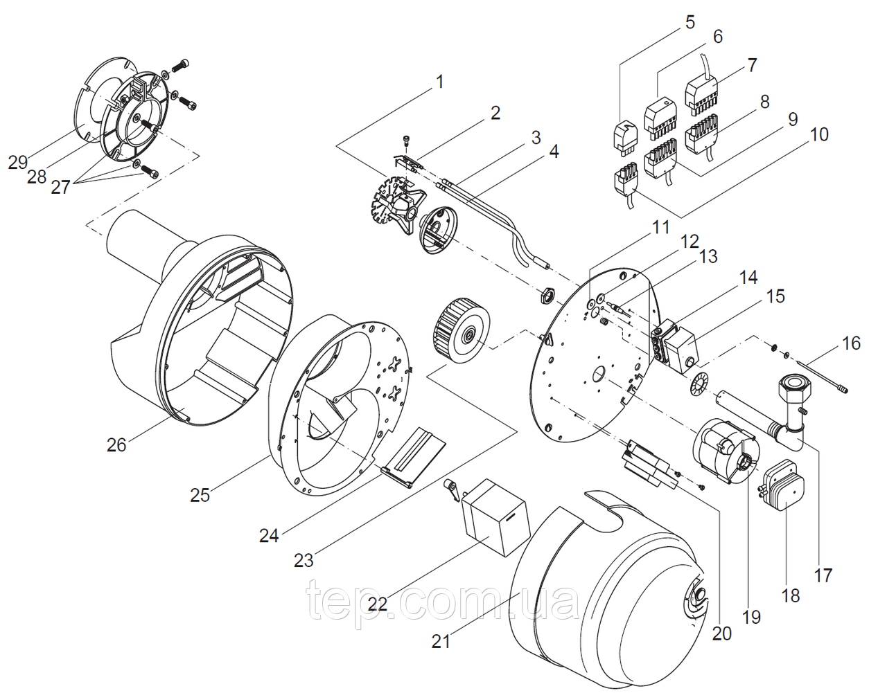 Giersch RG30 Нижня частина блока керування