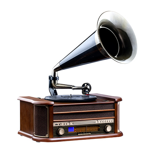 Музичний центр ретро-грамофон Camry CR 1160 CD / MP3 / USB / запис