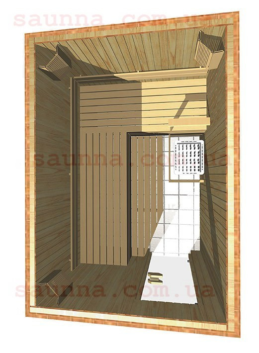 Сауна Двері Скло Матове