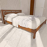 Ліжко полуторне від "Wooden Boss" Грація (спальне місце - 120х190/200), фото 2