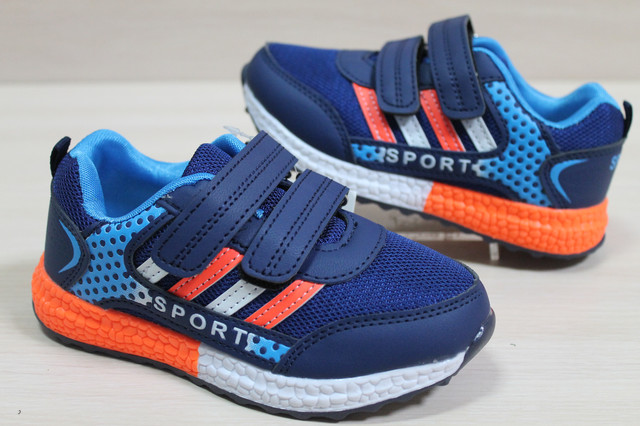 Дитячі сині кросовочки style-baby.com