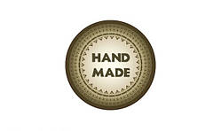 Декоративні наклейки-"Hand made" №1-10 шт