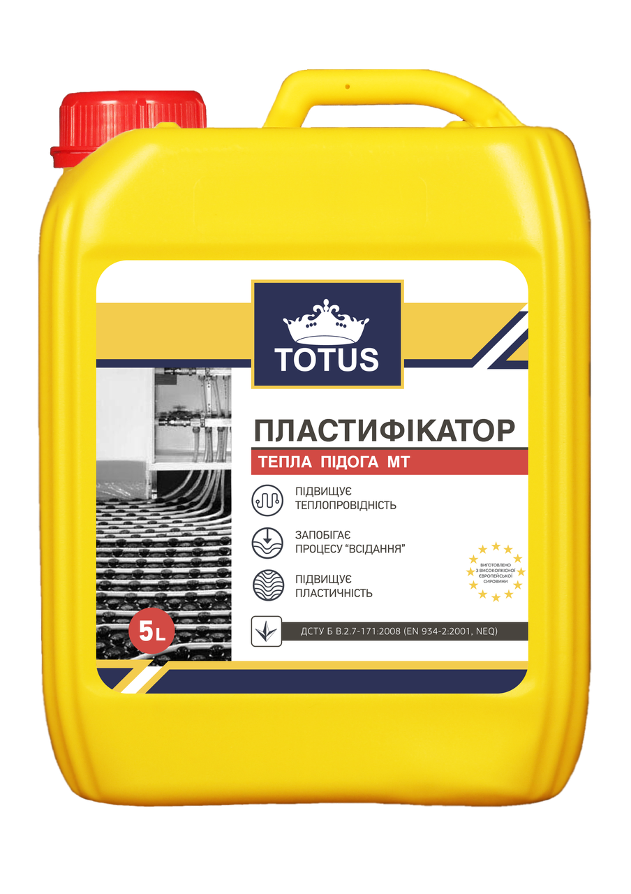 Пластифікатор TOTUS Тепла підлога 5 л