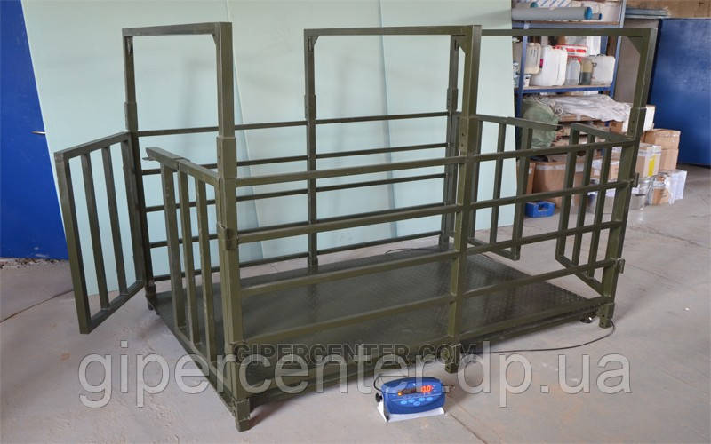 Ваги для свиней і дрібної рогатої худоби TRIONYX П1015-СК-1500 (1000х1500 мм, НПВ=1500 кг, d=500 г)