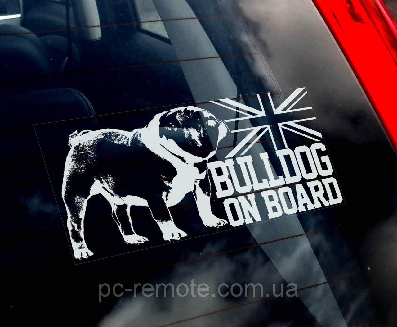 Бульдог-стикер, фото 1