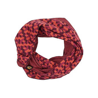 Cotton Jacquard Infinity Scarf Buff Ruut