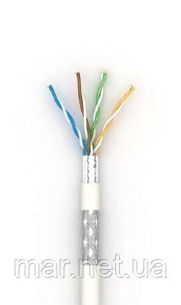 Кабель внутрішній SF/UTP, КПВЕО-ВП, кат. 5E, 200МГц 4х2х0.51, 305м, PVC, колір сірий, Одескабель, фото 1
