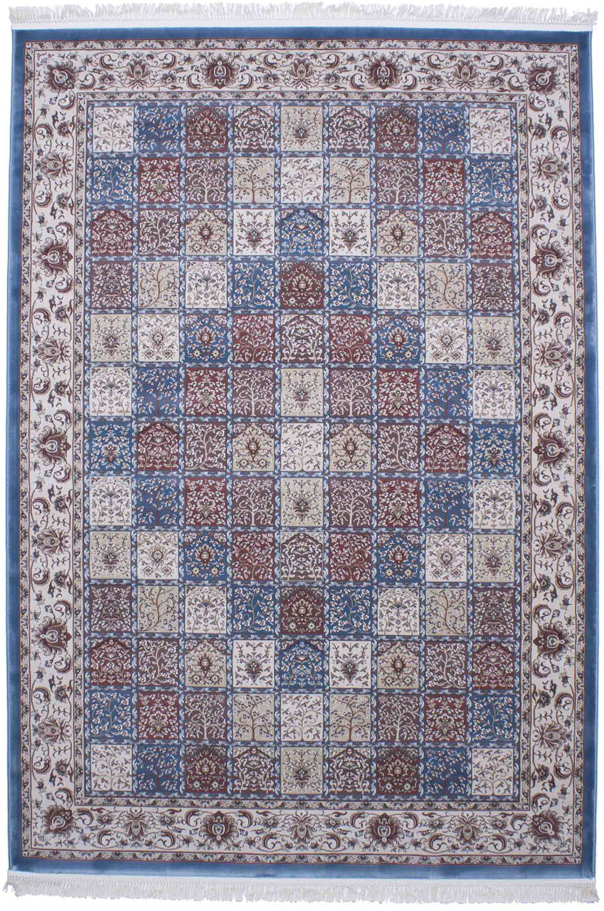 Килим східна класика ESFEHAN 9468A 2,5Х3,5 Блакитний прямокутник