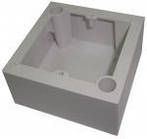 Підрозетник 80x80mm для зовнішньої установки внутрішньої розетки, N-серія FPN-PBN-80