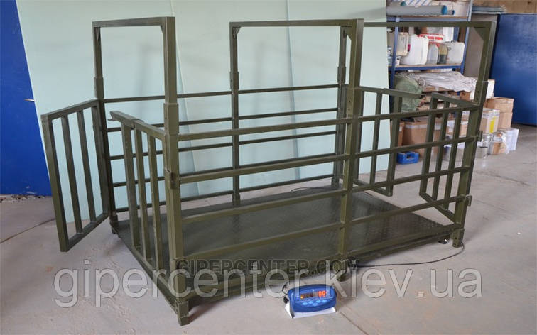 Ваги для тварин TRIONYX П1220-СК-3000 1250х2000 мм, НГЗ: 3000 кг, фото 2