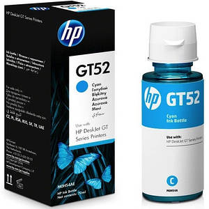 Чорнило HP GT52 Cyan в DeskJet GT-5810, GT-5820 (M0H54AE) 70 ml