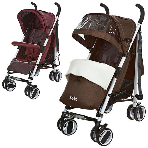 Дитяча коляска-тростина Bambi M 3432-2 R (Бордовий) Centro