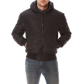 Куртка-бомбер D-Struct - Nubi чорного кольору чоловічий (чоловіча)