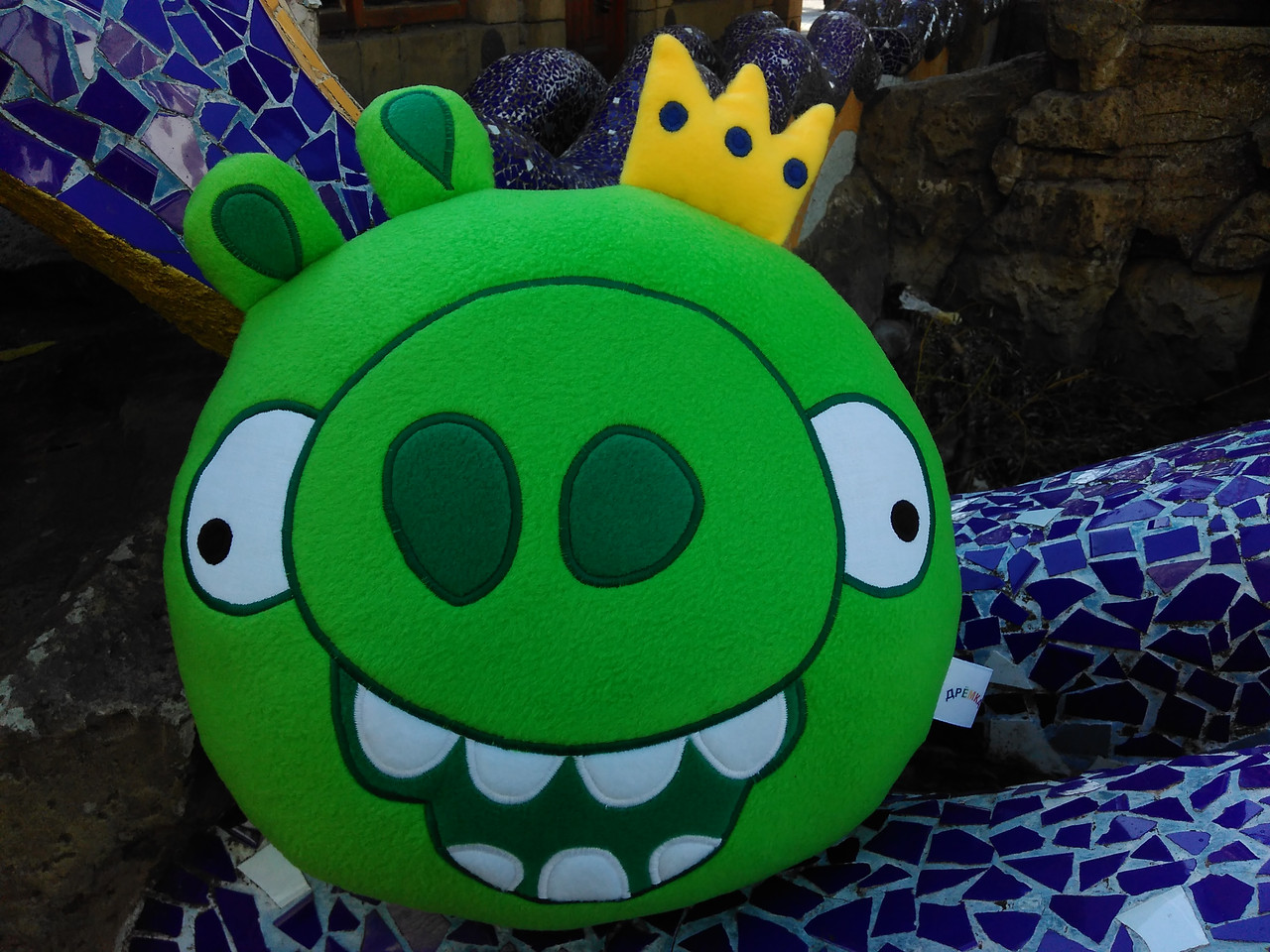 Мягкая игрушка - подушка Король свиней Энгри Бердс Angry Birds ручная ...