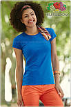 Жіноча футболка супер-м'яка 100% бавовна приталена 0614140, фото 3