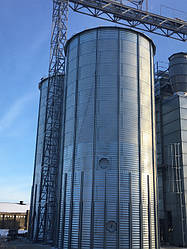 Металлические силоса с встроенной вентилируемой воронкой, Бориспольский р-н, Киевская обл.