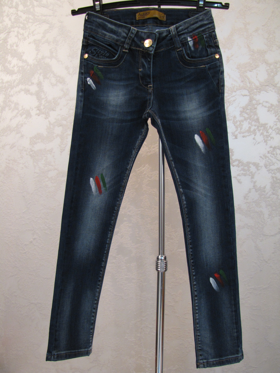 Модні джинси для дівчаток 128,134,140 зросту Ayugi Туреччина
