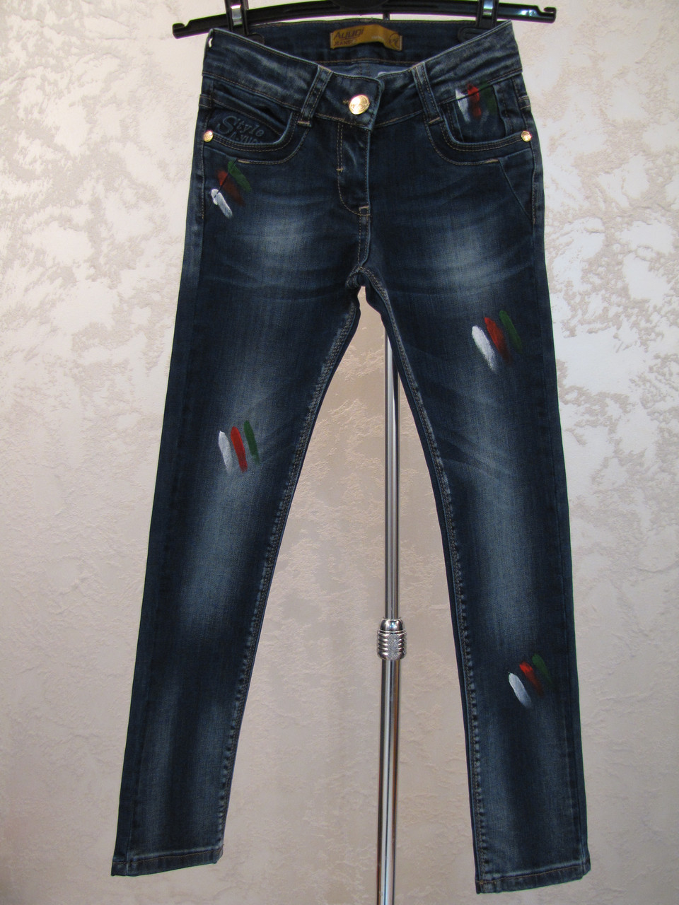 Модні джинси для дівчаток 128,134,140 зросту Ayugi Туреччина, фото 1