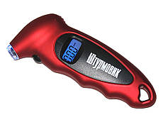 Манометр Штурмовик/АС-107/LCD/LED/psi-bar-кg/см2-kpa/0~7