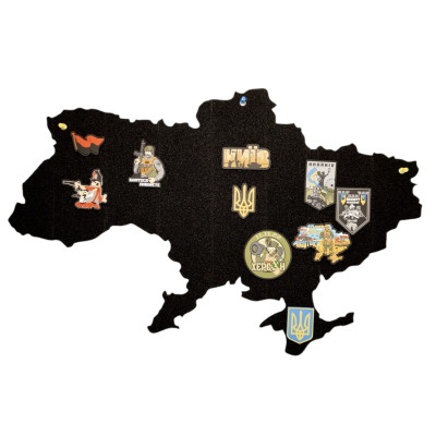 Патч Панель "Мапа України" 47*30 см, фото 1