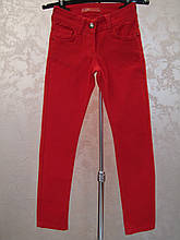Котонові червоні штани джинси для дівчат 128,134 зросту Ayugi Туреччина
