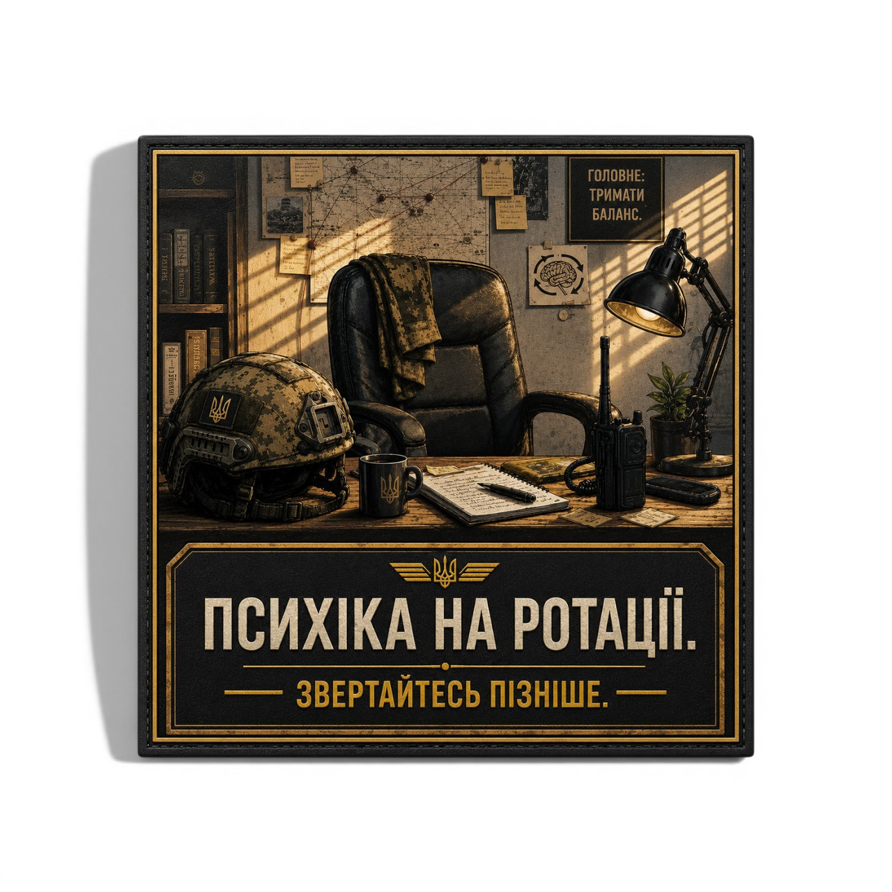 Патч / шеврон Психика на ротации. Обращайтесь позже