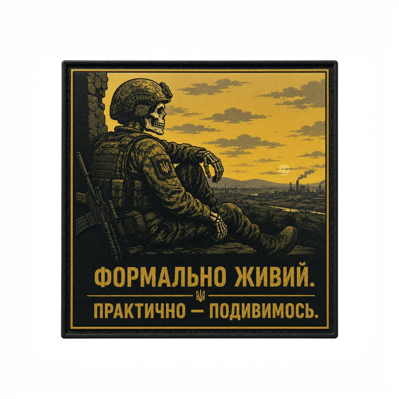Патч / шеврон Формально жив. На деле — посмотрим